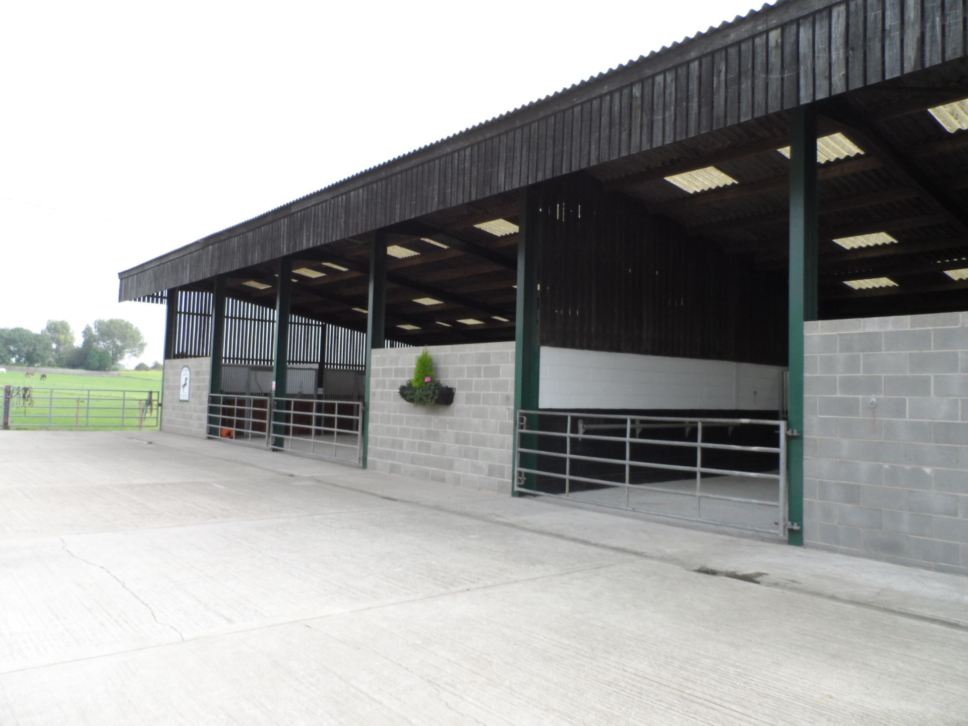 Modern stables interior